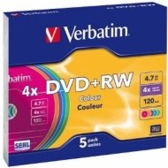 Verbatim 43297 DVD+RW 4.7GB 5ks - cena, srovnání