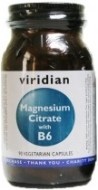 Viridian Magnesium Citrate with Vitamin B6 90kps - cena, srovnání