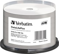 Verbatim 43744 DVD-R 4.7GB 50ks - cena, srovnání