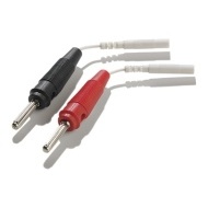 Mystim Adapter Lead Wire for 2mm Plug to Banana Plug 2 pcs - cena, srovnání