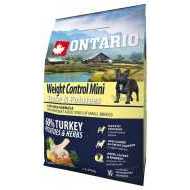 Ontario Mini Weight Control Turkey & Potatoes 2.25kg - cena, srovnání