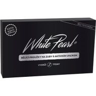 White Pearl Bieliace prúžky Charcoal 28 ks - cena, srovnání