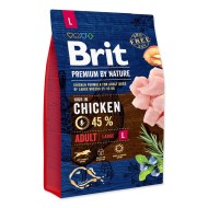Brit Premium by Nature Adult L 3kg - cena, srovnání