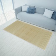 vidaXL Bambusový koberec, 100x160cm prírodná farba