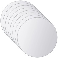 vidaXL 16 ks zrkadlové kachličky sklenené okrúhle - cena, srovnání