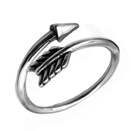 Šperky4u Ocelový prsten šíp