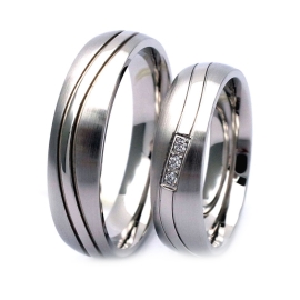 Nubis NSS3011 Pánský snubní prsten ocel