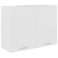 vidaXL Závesná skrinka, biela 80x31x60 cm, drevotrieska - cena, srovnání