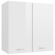 vidaXL Závesná skrinka, lesklá biela 60x31x60 cm, drevotrieska - cena, srovnání