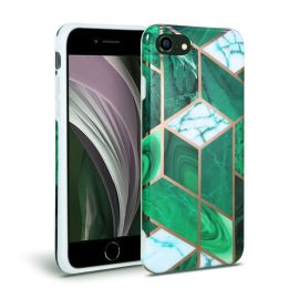 TECH-PROTECT Pouzdro Marble iPhone 7/8/SE (2020/2022) - Zelený