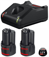 Bosch 2x GBA 12 V 3.0 Ah + GAL 12V-40 - cena, srovnání