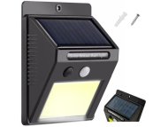 Iso Trade Solárna lampa s pohybovým a súmrakovým senzorom 48 COB LED - cena, srovnání