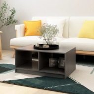 vidaXL Konferenčný stolík sivý 75x50x33,5 cm borovicový masív - cena, srovnání