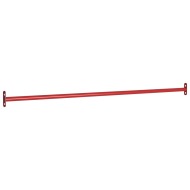 vidaXL Otočná tyč 125 cm oceľová červená - cena, srovnání