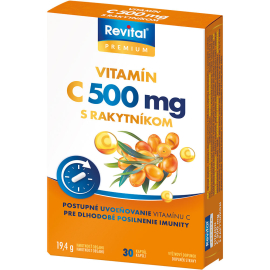 Vitar Vitamín C 500 mg s rakytníkom 30tbl