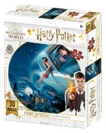 Clementoni 3D puzzle Harry Potter - Harry & Ron Flyingover Hogwarts 300ks - cena, srovnání