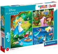 Clementoni Puzzle 3x48 Disney - cena, srovnání
