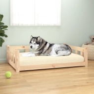 vidaXL Psia posteľ 105,5x75,5x28 cm masívna borovica - cena, srovnání
