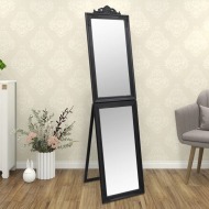 vidaXL Voľne stojace zrkadlo čierne 45x180 cm - cena, srovnání