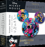 Trefl Drevené puzzle 500+5 - Ikonický Mickey Mouse - cena, srovnání