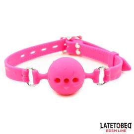 Latetobed BDSM Line Breathable Silicone Ball Gag Size M Ball