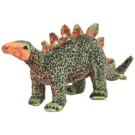 vidaXL Plyšová hračka dinosaurus stegosaurus zeleno-oranžový XXL - cena, srovnání