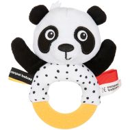 Canpol Babies Senzorická hračka Panda s hryzadlom a hrkálkou BabiesBoo - cena, srovnání