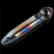 Lovetoy Twilight Gleam Glass Dildo Prism Glass - cena, srovnání