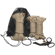 Doc Johnson Kink Bind & Tie Initiation 5-piece Hemp Rope Kit - cena, srovnání