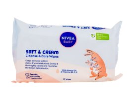 Nivea Baby Wipes Soft & Cream 57ks