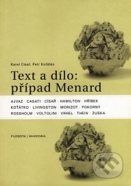 Text a dílo: případ Menard