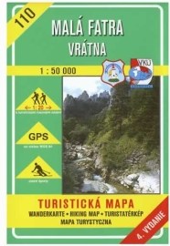 Malá Fatra - Vrátna 1:50 000 - turistická mapa č. 110