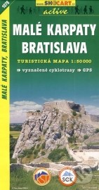Malé Karpaty, Bratislava 1:50 000 turistická mapa