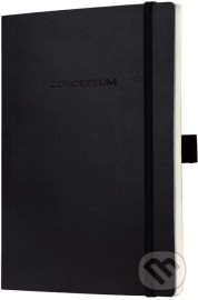 Notebook CONCEPTUM softcover čierny 13,5 x 21 cm linka