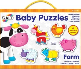 Galt Baby Puzzle - Zvieratká na Farme - 2x6