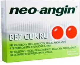 Bayer Neo-angin bez cukru 24ks