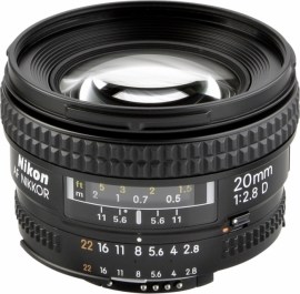 Nikon AF Nikkor 20mm f/2.8D A