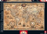 Educa Mapa sveta Antique - 1000 - cena, srovnání