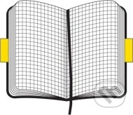 Moleskine - stredný štvorčekovaný zápisník v mäkkej väzbe (čierny)