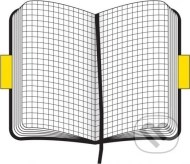 Moleskine - veľký štvorčekovaný zápisník v mäkkej väzbe (čierny)