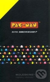 Moleskine - sada 4 stredných čistých Pac-Man zápisníkov