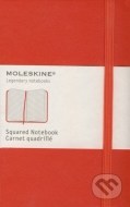 Moleskine - malý červený zápisník (štvorčekový)