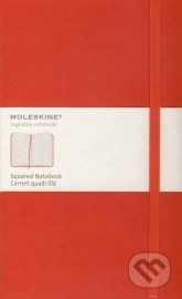 Moleskine - stredný štvorčekový zápisník (červený)