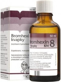 Krewel Meuselbach Bromhexin 8 kvapky KM 50ml