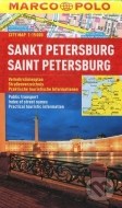 Petrohrad - laminovaná mapa - cena, srovnání