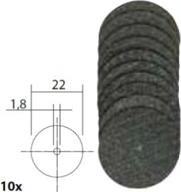Proxxon Rezné viazané kotúče z oxidu hliníka 50ks 22mm