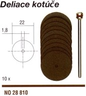 Proxxon Korundom viazané rezacie kotúče 10ks 22mm - cena, srovnání