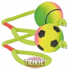 Trixie Neonová lopta na šnúre 6/30cm