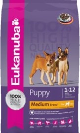 Eukanuba Puppy & Junior Medium Breed 15kg