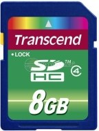 Transcend SDHC Class 4 8GB - cena, srovnání